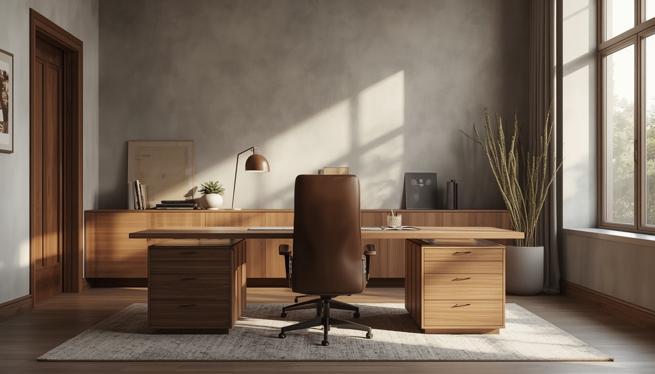Calm workspace arranged for mindful daily planning